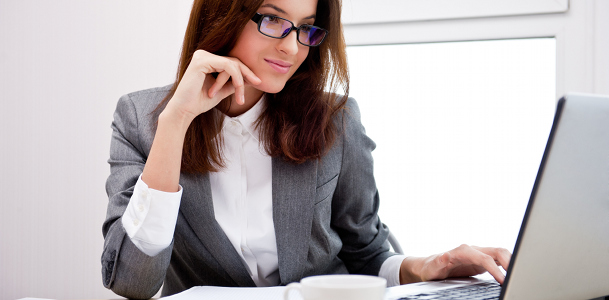 Professional Woman With Laptop