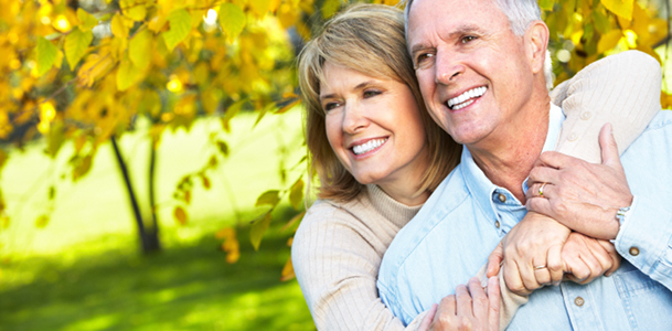 Older Couple Smiling